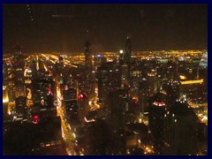 Views from John Hancock Center 35 - downtown skyline with Trump Tower and Sears Tower